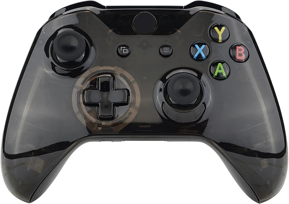Extremerate priekinis korpusas, skirtas XBOX One S/x valdikliui, modeliui 1708, individualizuotas priekinio skydelio keitimo dalių rinkinys, skirtas XBOX One S/x valdikliui, skaidriai juodas