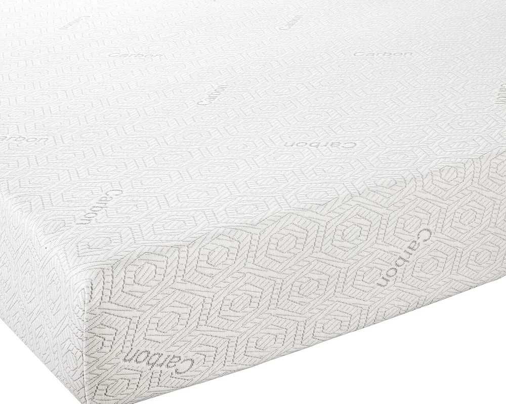 Lova Fabe | Viengulis anglies pluošto antčiužinis su gobtuvu, viengulės lovos verpalų bakteriostatinis patogus elastingas audinys su kampais 85 x 200 cm