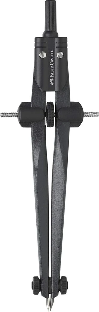Faber-castell 174530 - Stream, Blackstone, 1 vnt. ir Tsi 46303 geometrijos rinkinys (liniuotė 17 cm ir geometrinis trikampis 16 cm)