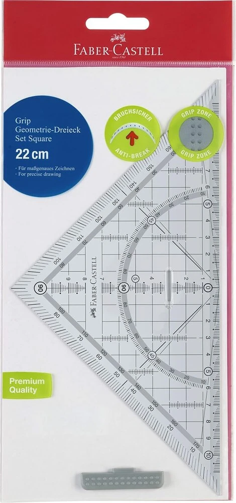 Faber-castell liniuotė trikampis