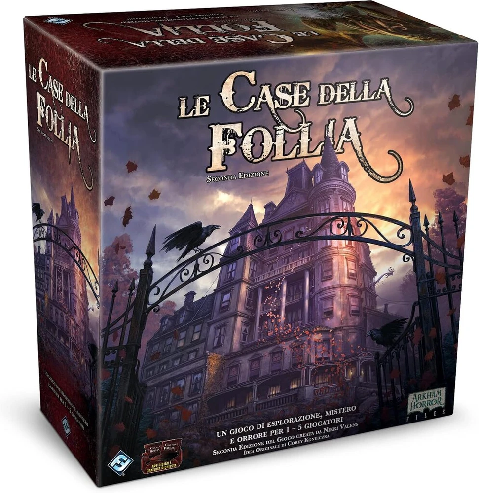 Fantasy Flight Games Asterion 9400 – the case of madness 2 edition, itališkas leidimas