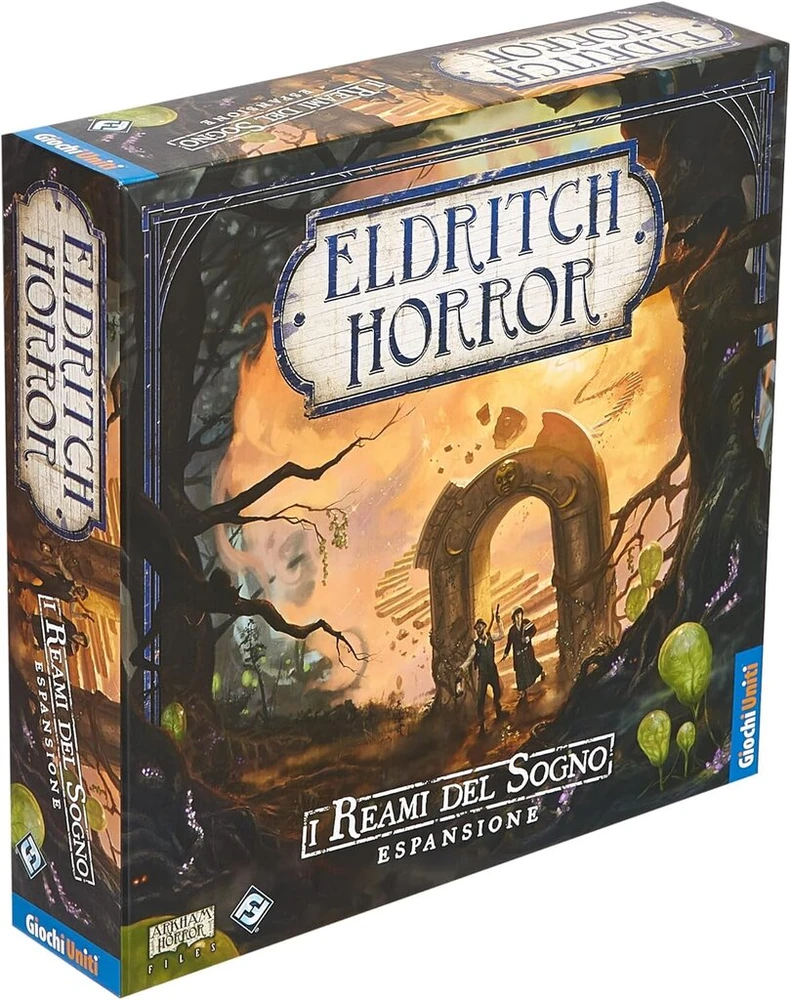 Fantasy Flight Games Giochi Uniti - Eldritch Horror The Dream Realms Expansion papildymas Eldritch Horror stalo žaidimui 1-8 žaidėjams 14+ metų itališkas leidimas Gu653