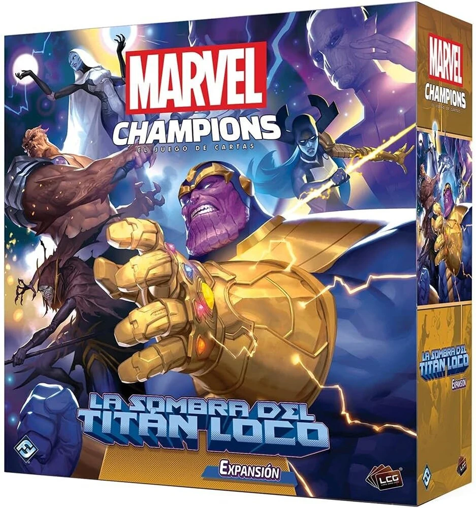 Fantasy Flight Games Marvel Champions - Shadow of Mad Titan - kortų žaidimas ispanų kalba