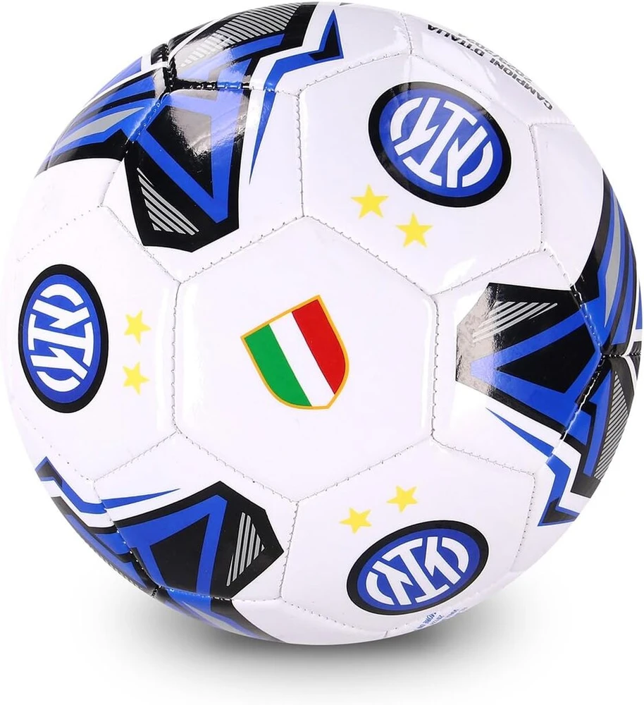 Fc internazionale milano s.p.a. im campioni d'italia 2023/24 futbolo kamuolys, dydis 5, futbolo inter youth, uni, 2stars