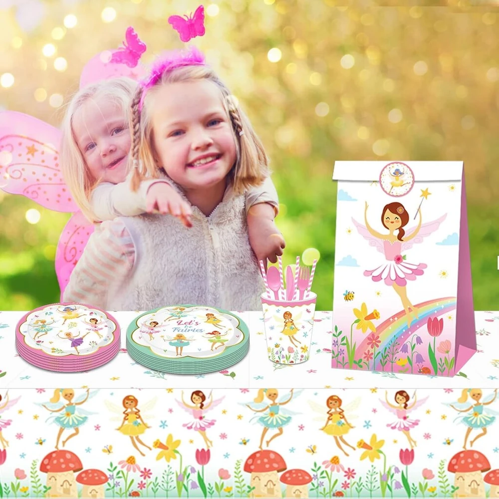 Fėjų vakarėlio dovanų maišeliai, let's be fairies dovanų maišelis, fėjų tematikos skanėstų maišeliai, fėjų vakarėlio reikmenys, drugelių fėjų gėrybių dėžutės gimtadieniui, kūdikio sutiktuvių vakarėliui, 12 vnt.