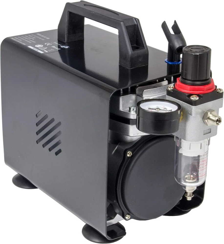 Fengda Fd-18a - mini kompresorius airbrush / 4 barai / automatinis sustabdymas