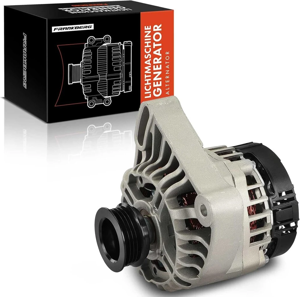 Fiat Frankberg generatorius 70a, suderinamas su 500 312 1.2l 1.4l benzininiais 2007-2024, Punto 199 1.2l 1.4l benzininiais 2013-2024, Panda 169 1.1l-1.4l benzininiais 2003-2013, pakeičia # 5 17006 75 cm