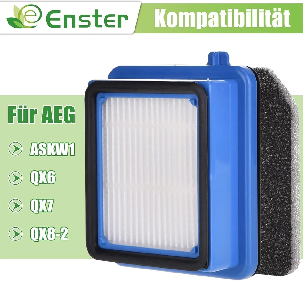 Filtrai dulkių siurbliui Aeg Qx6, Qx7, Qx8-2, Askw1 (8 vnt.)