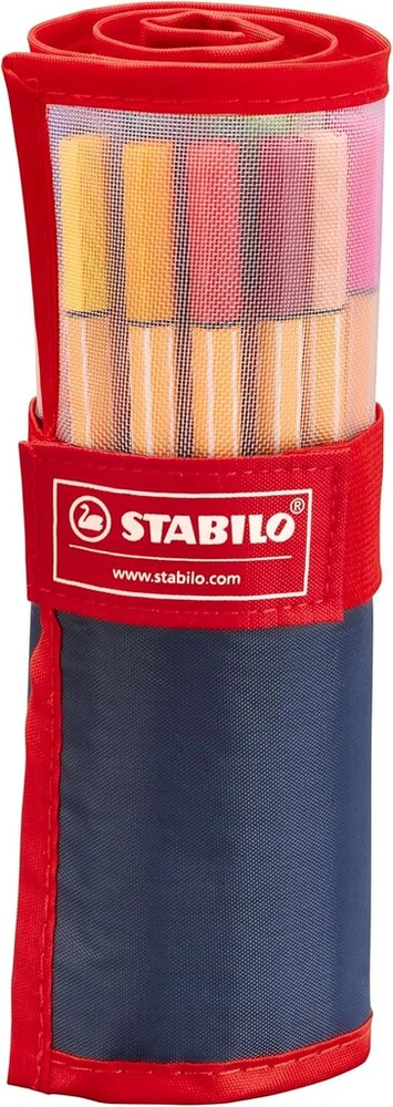 Fineliner - Stabilo point 88 - 25 spalvų rinkinys - Įvairių spalvų