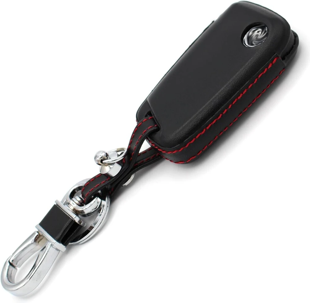 Finest-folia Gmbh odinis raktų dėklas vd (tik keyless go) (juodas/raudonas)