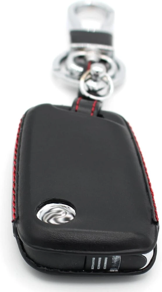 Finest-folia Gmbh odinis raktų dėklas vd (tik keyless go) (juodas/raudonas)
