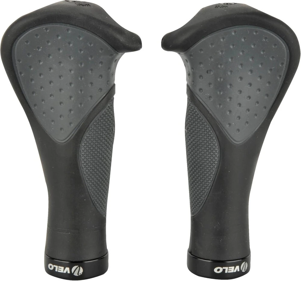 Fischer Ergonominės dviračio vairo rankenos, juodos
