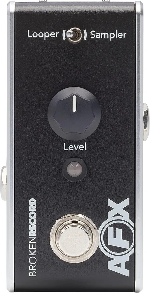 Fishman Afx Broken Record pedalas, mini looperis/sampleris, juodas