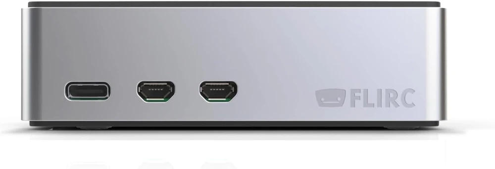 Flirc dėklas - aliumininis dėklas, skirtas Raspberry Pi 5, sidabrinis/juodas