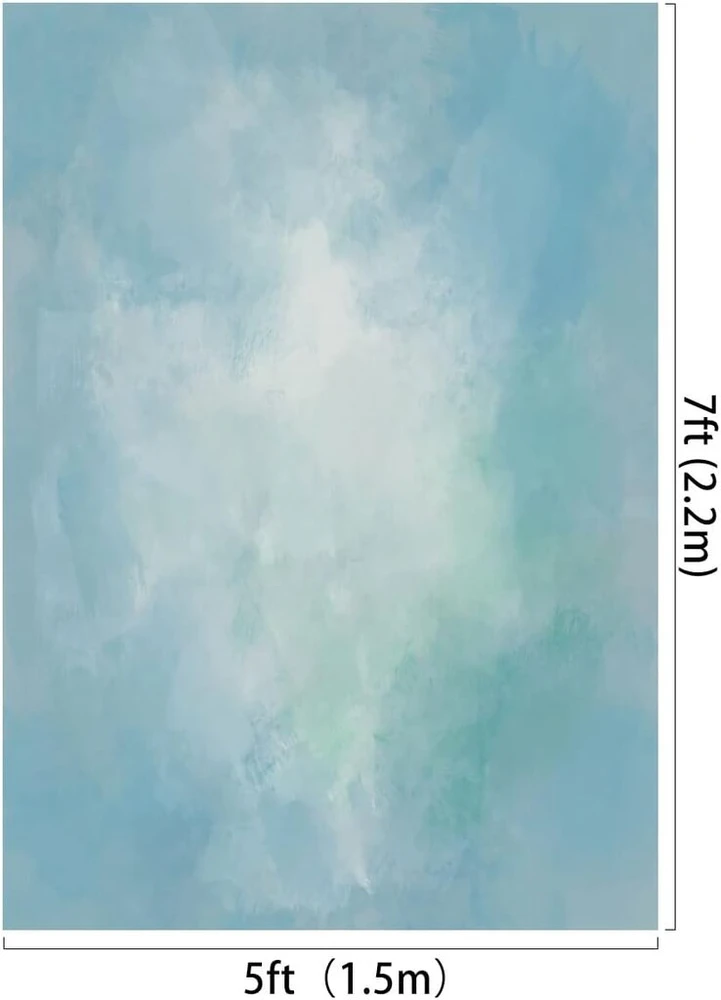 Fono drobė studijai 1.5x2.2m, mėlynas gradientas