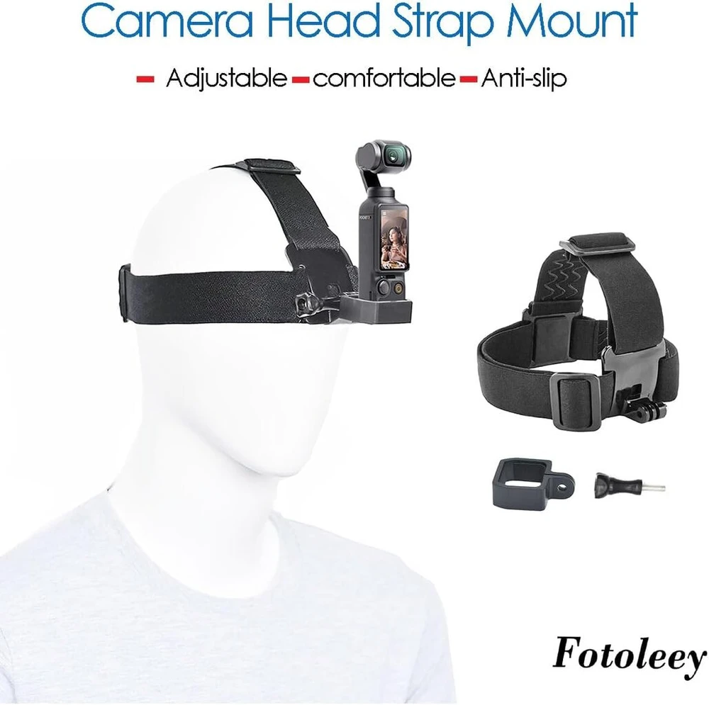 Fotoleey tvirtinimo rinkinys Dji Osmo Pocket 3, Gopro, veiksmo kameroms