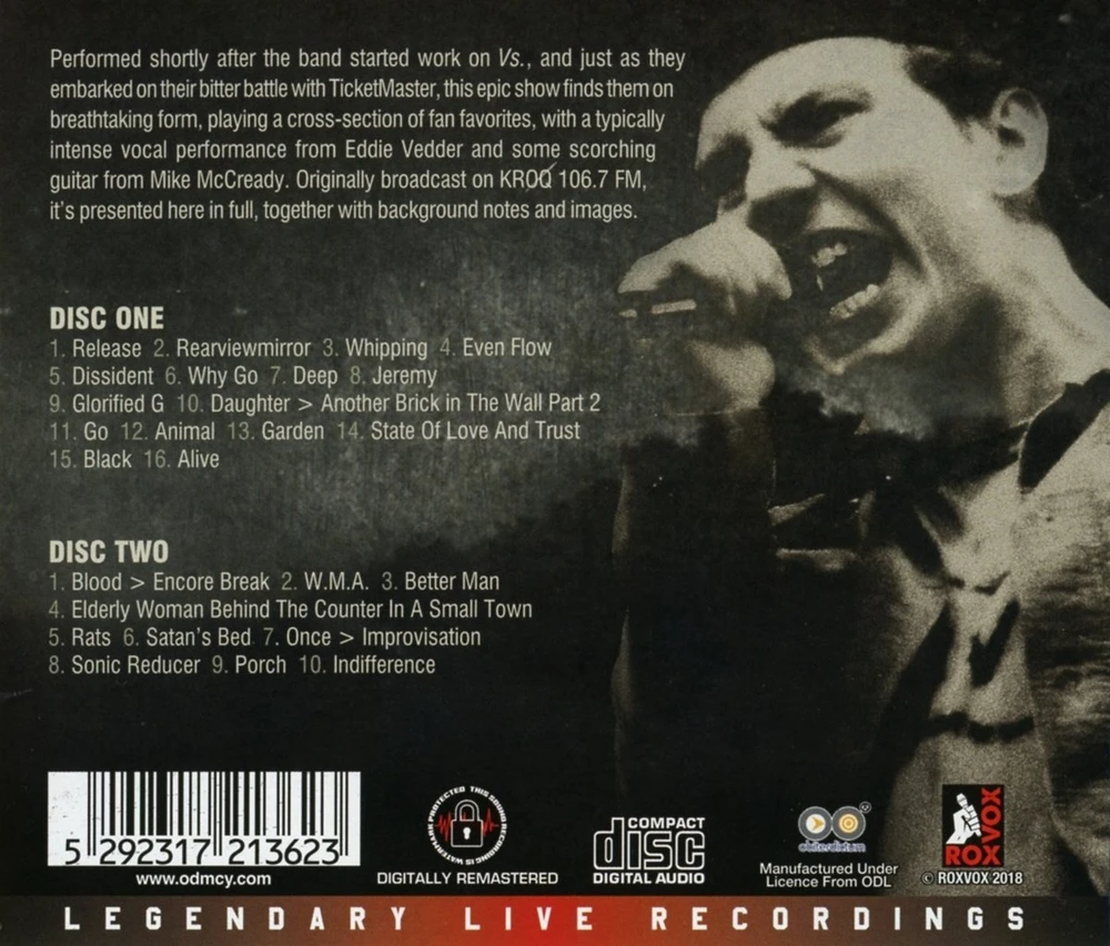 Vinilinė plokštelė Fox Theatre, Atlanta '94