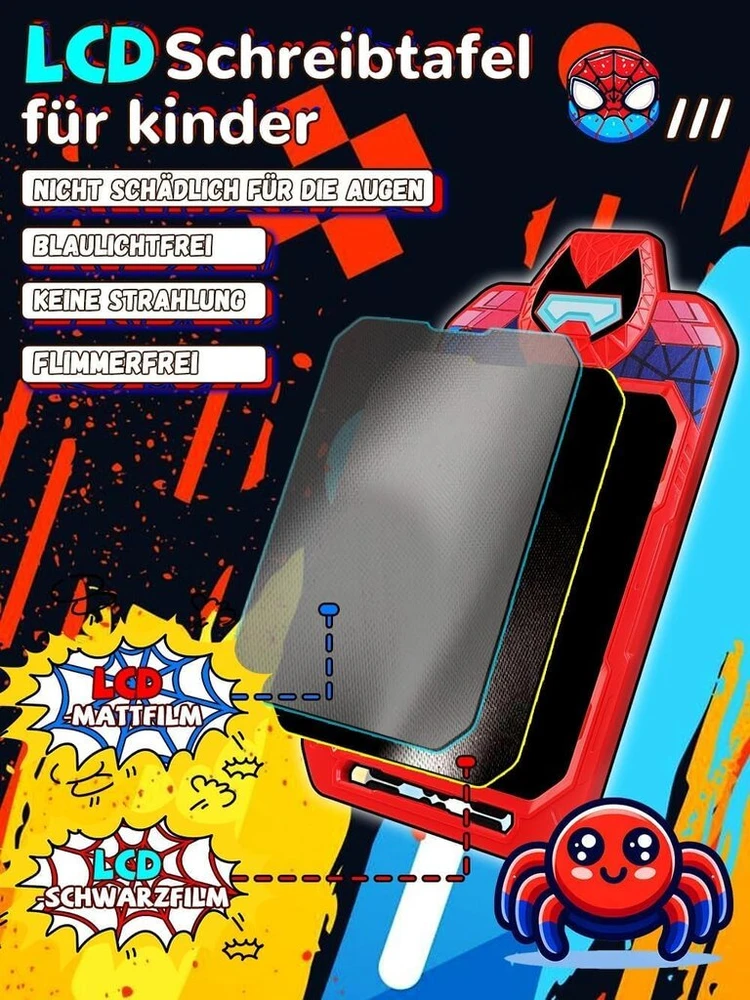 Fullware lcd rašymo lenta vaikams 10 colių ateivių karys