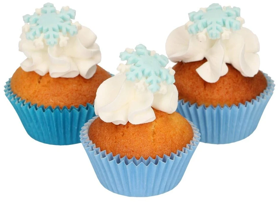 Funcakes cukraus masės dekoracijos snaigės, 12 vnt.