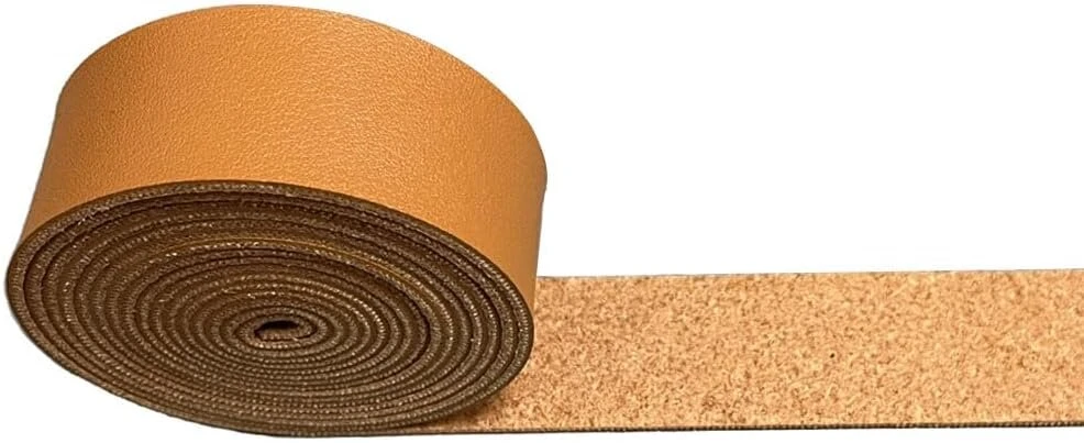 Funnytek 25 mm x 2 mm odinė virvelė, plačios odinės juostelės, plokščios klasikinės vintažinės juostelės, odinės juostelės, virvelė, odinė apdaila, juostelė "pasidaryk pats" apyrankėms, vėriniams, papuošalų amatams (2 m ruda)