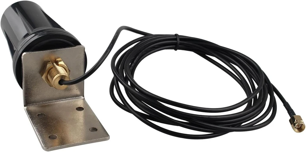 Futheda lauko 4g lte 5dbi antena sma jungtis antena lauko sieninis montuojamas vandeniui atsparus antena su 3 m / 9.8 ft kabeliu, skirtas 4g lte maršrutizatoriui, šliuzui, modemui, viešosios interneto prieigos taškui, takų kamerai