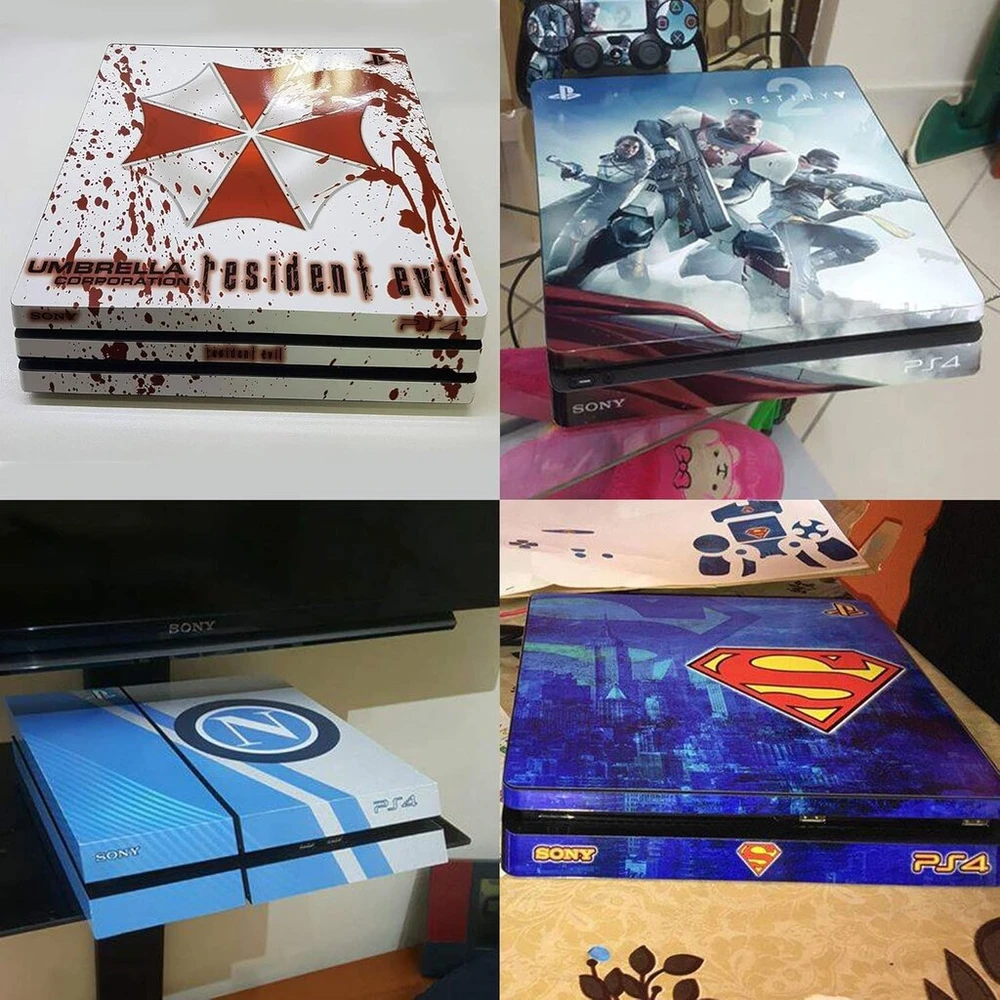 Gamesmonkey Skin, suderinama su Ps4 Slim - Marijuana Bob Marley - Limited Edition Decal Cover Protective Cases Faceplates Bundle
