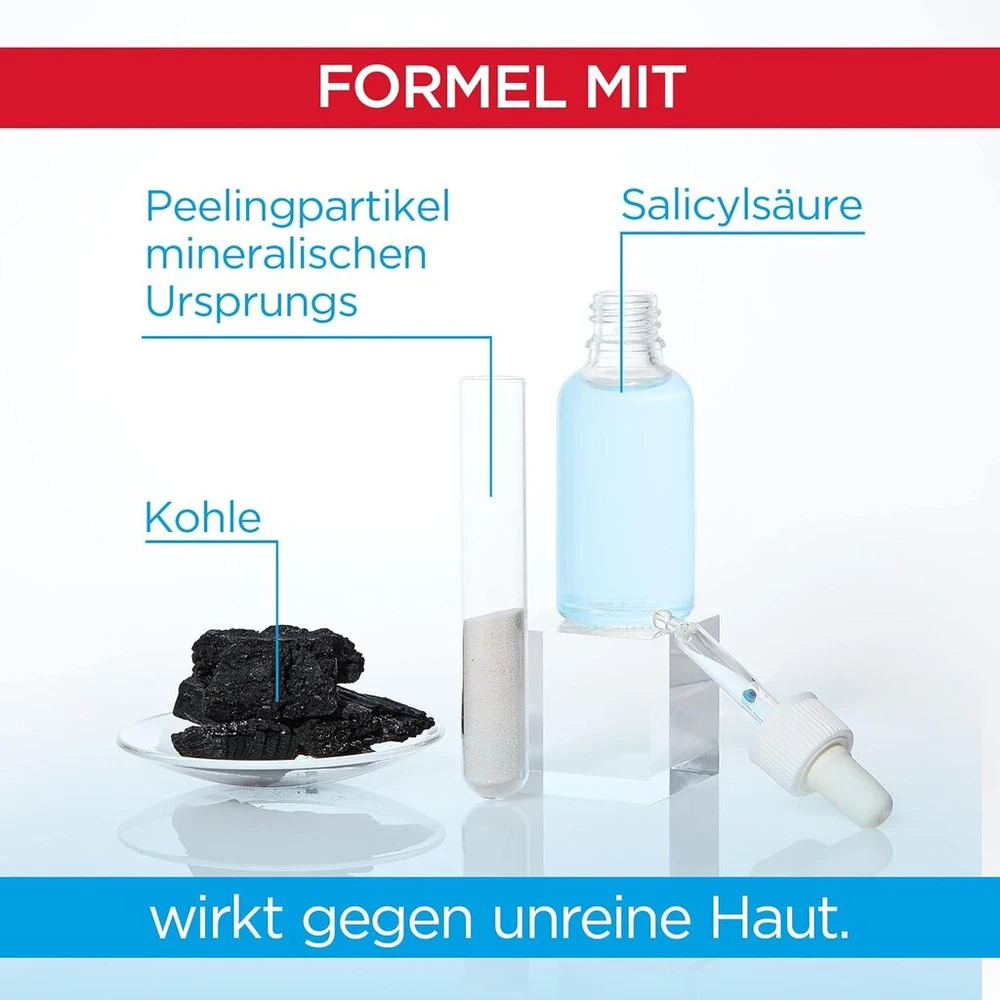 Garnier Firm Cleansing valomasis muilas be plastiko su anglimi ir salicilo rūgštimi probleminei odai, sumažina dėmeles vos per savaitę, Skinactive, Skin Clear, 100 g