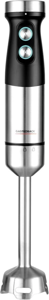 Gastroback #40972 Design Power rankinis trintuvas 5-in-1 rinkinys, sidabrinis, juodas