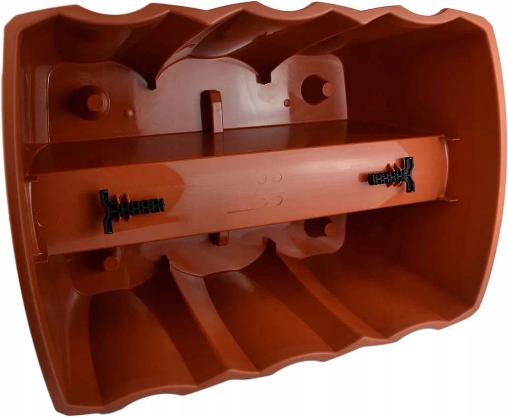 Gėlių vazonas balkono turėklų dėžė Crown Terracotta Dcro400-r624 Deep