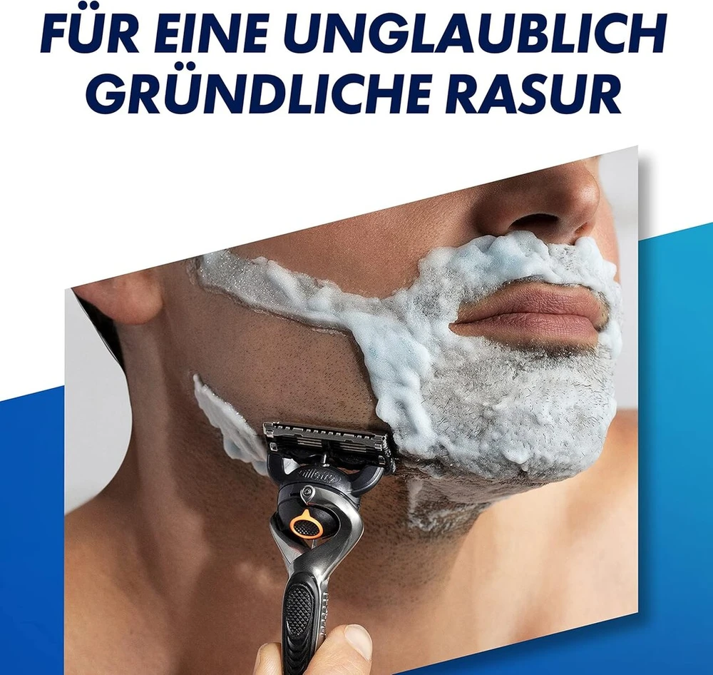 Gillette Proglide vyriškas skustuvo rinkinys, 1 skustuvas su 8 skustuvo galvutėmis, skustuvo laikiklis, dovana vyrams