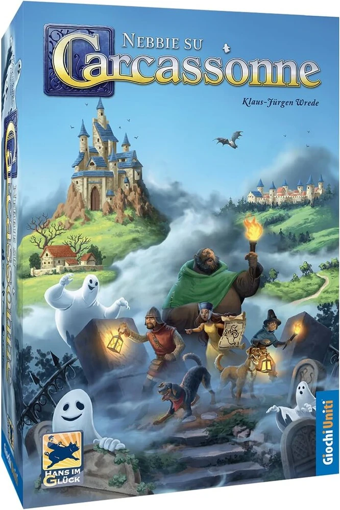 Giochi Uniti Fog on Carcassonne kooperatinis žaidimo papildymas itališkas leidimas Gu751