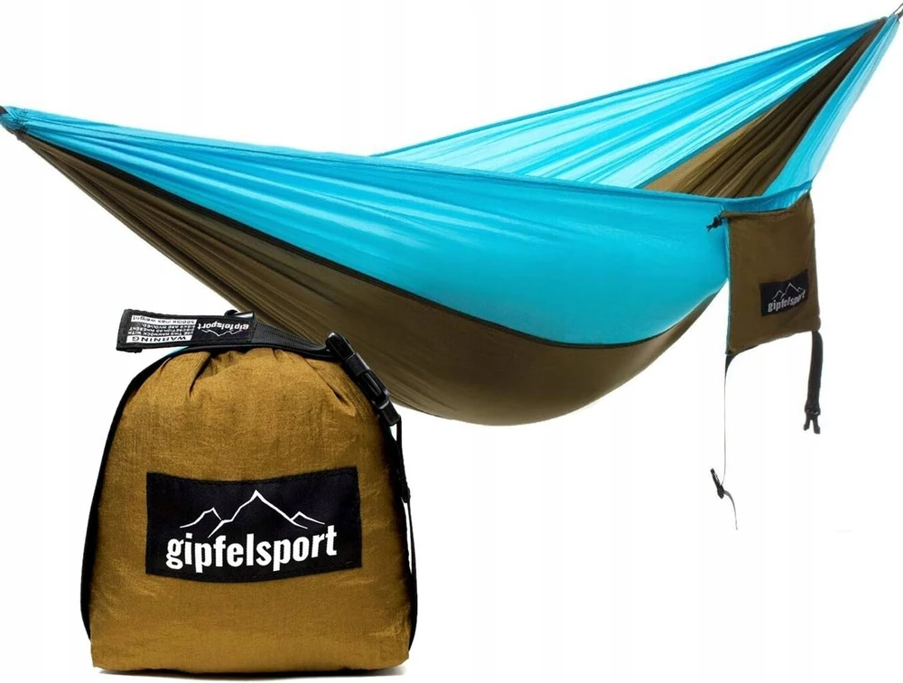 Gipfelsport Kempinginis sodo hamakas, nešiojamas, iki 250 kg, 260x145 + krepšys