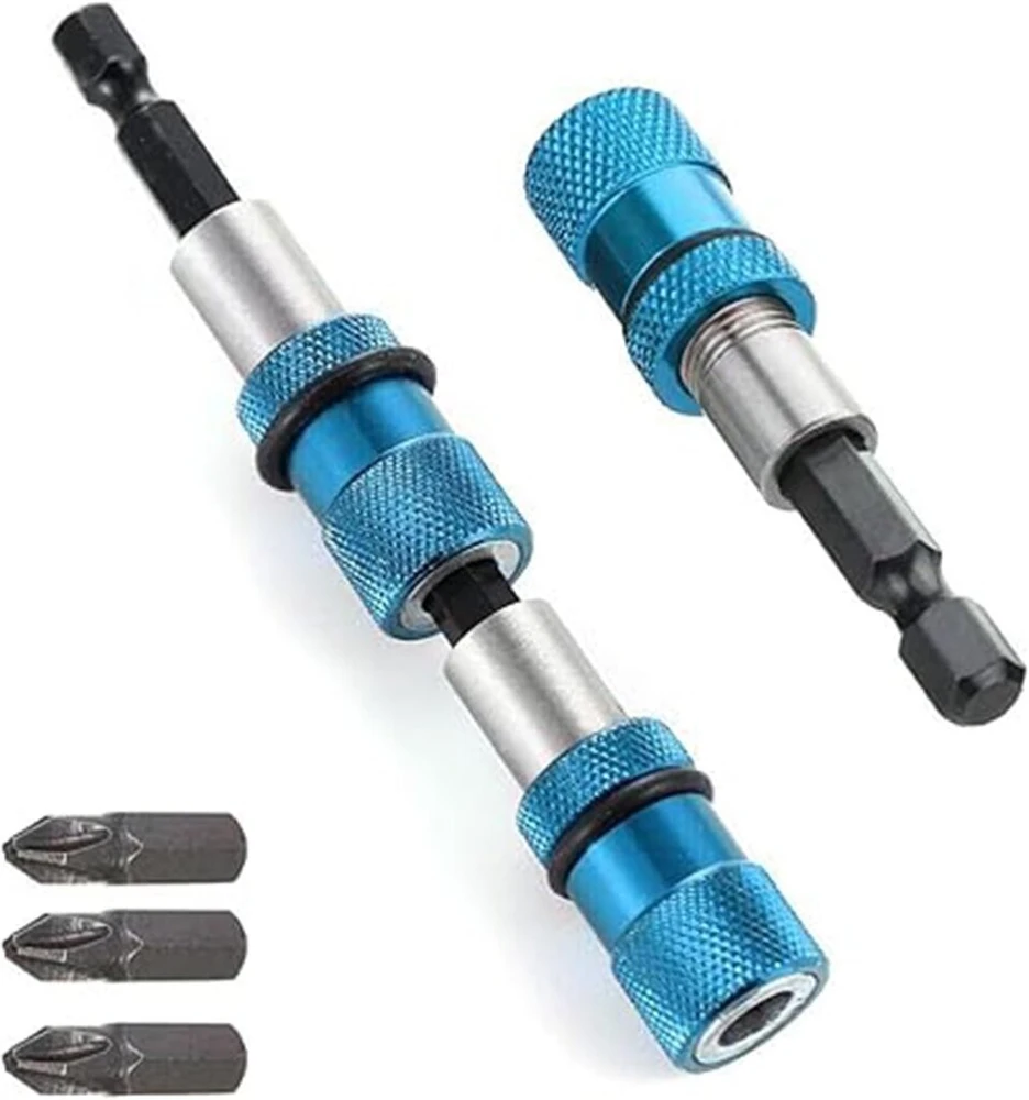 Gipso kartono antgalis, magnetinis greito keitimo antgalių laikiklis, varžto gylio reguliavimas, 1/4 colio šešiakampis kotas, 65 mm gipso kartono priedas su antgalių rinkiniu, skirtas gręžtuvui, atsuktuvui, 3 vnt.