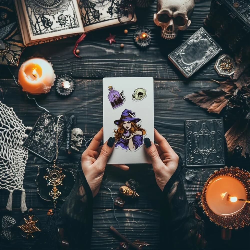 Globeland skaidrus antspaudas su Helovino ragana kortelių kūrimui, magiški buteliai, skaidrus antspaudas, moteriškas skaidrus antspaudas, skirtas "pasidaryk pats" scrapbooking'ui, reljefiniam nuotraukų albumui