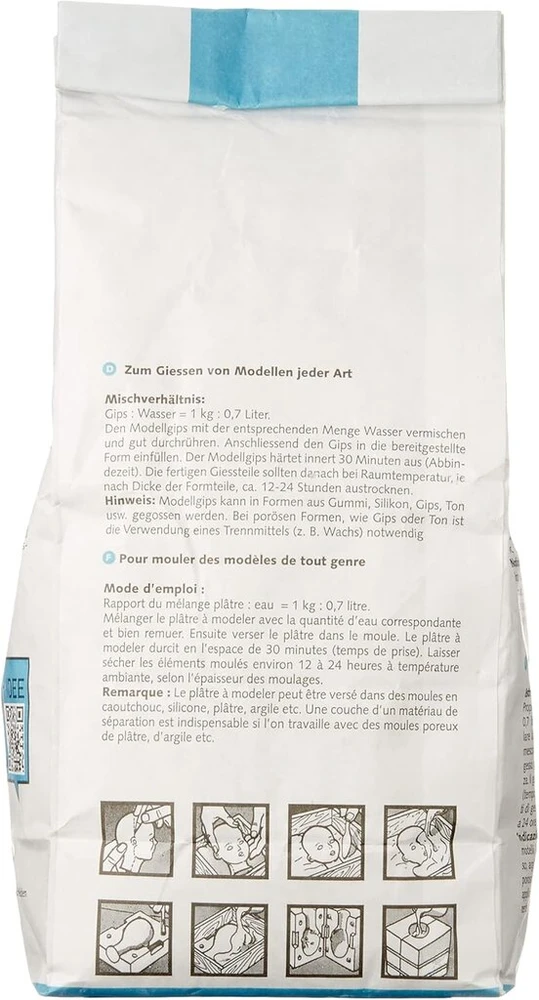 Glorex-plaster, 1000 g Toy Toy