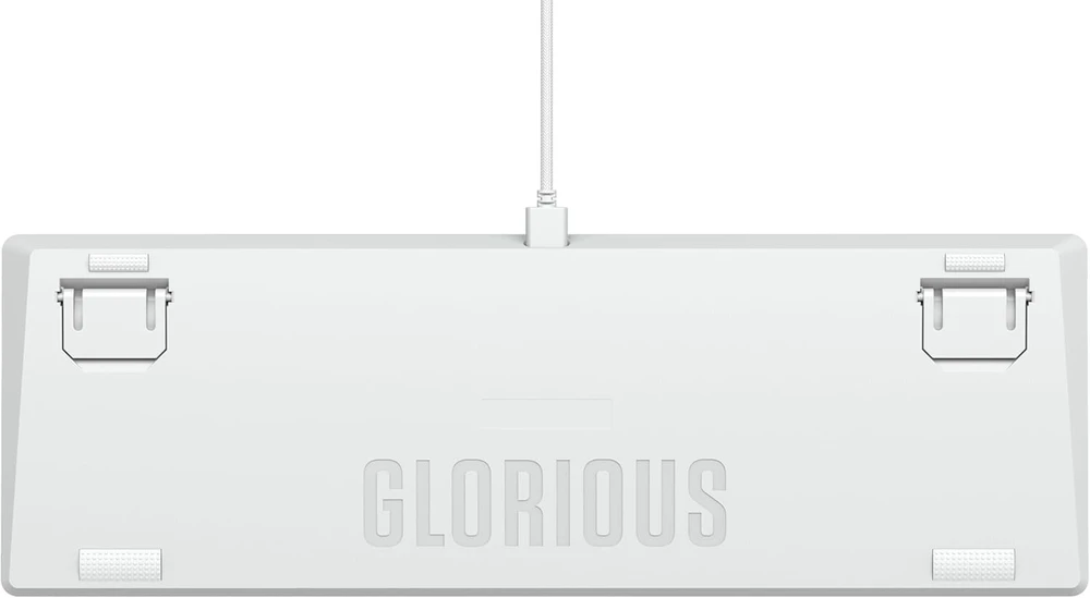Glorious Gaming Gmmk 2 Full Size (96%) – mechaninė žaidimų klaviatūra, aliuminio rėmas, pritaikoma, doubleshot klavišų dangteliai, Glorious Fox jungikliai, klavišų Rgb apšvietimas, Šiaurės šalių Qwerty išdėstymas - balta