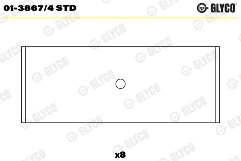 Glyco 01-3867/4 Std švaistiklio įvorė