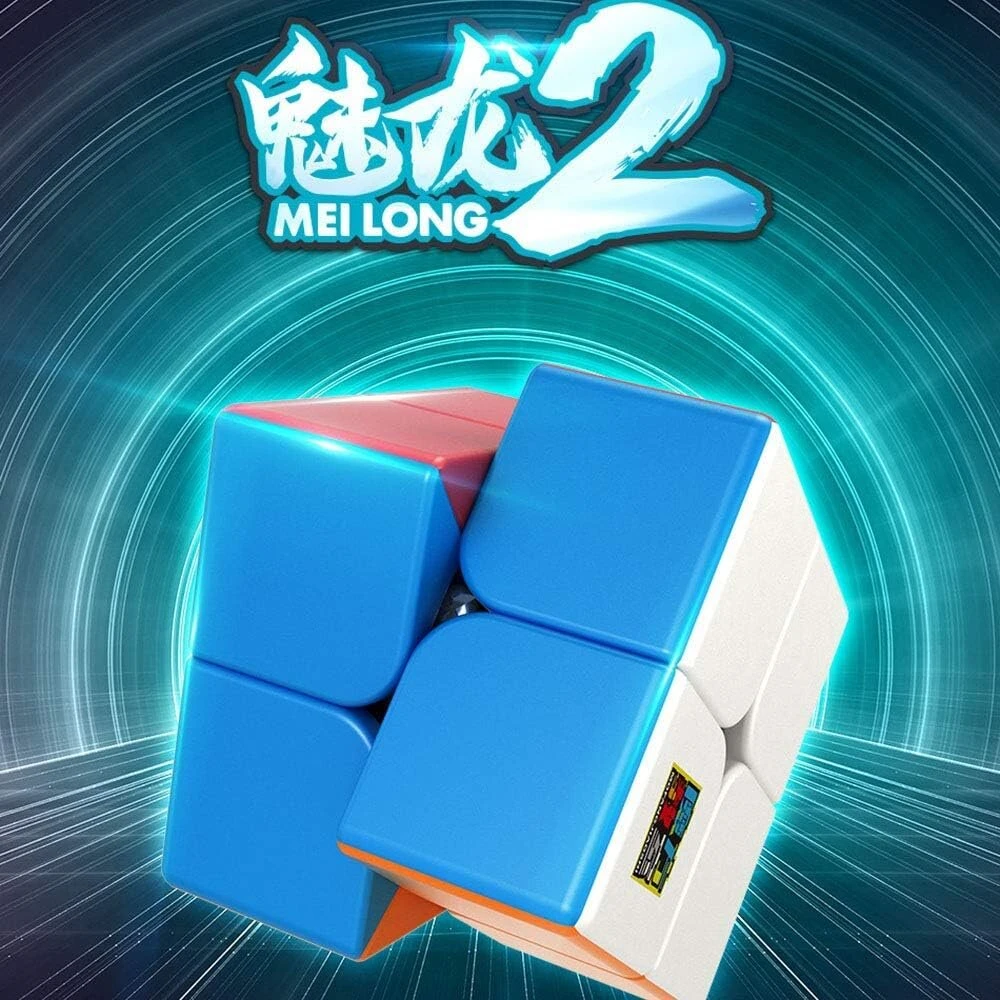 Gobus Moyu Mofangjiaoshi Cubing Classroom Meilong 2x2 Magic Cube Speed Cube Puzzle Cube Stickerless