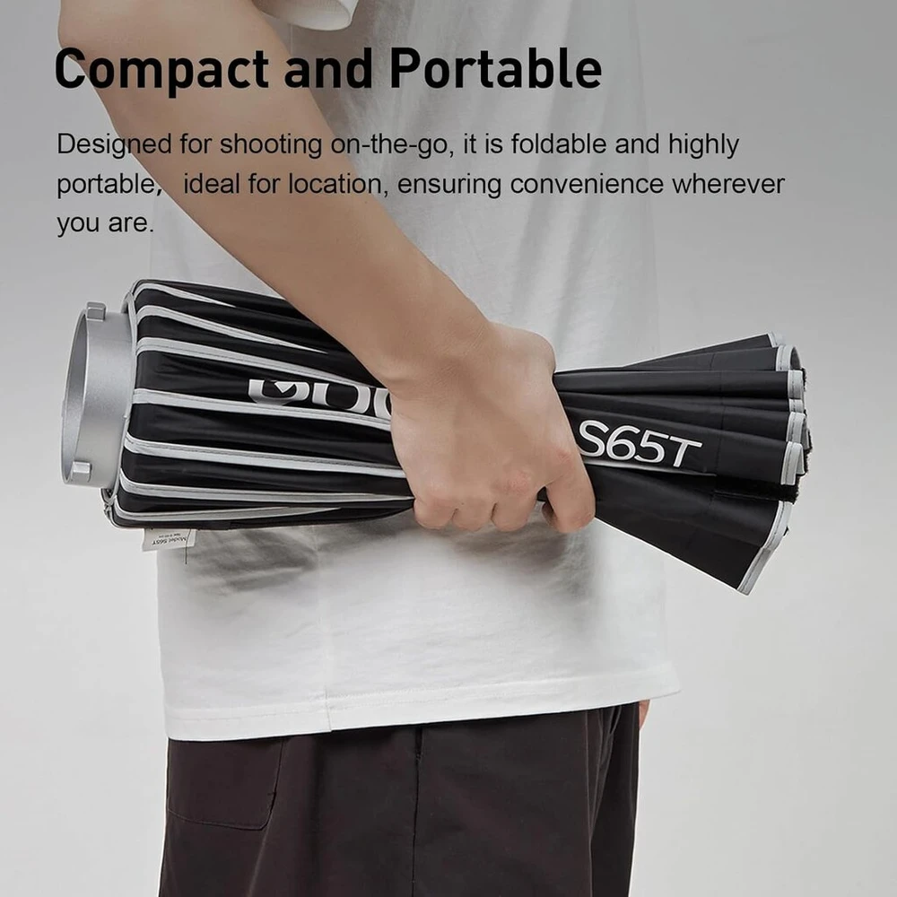 Godox S85t Softbox 85cm su grotelėmis, greito atidarymo