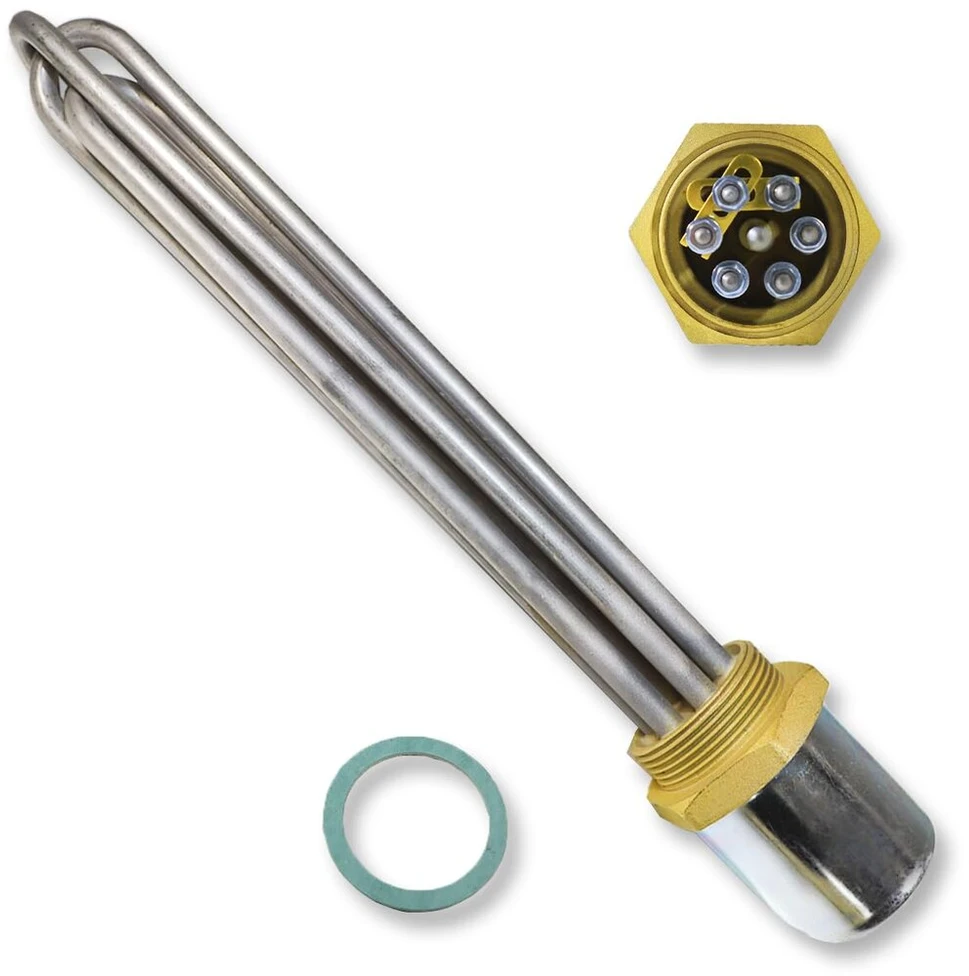 Goldman Service Nardymo rezistorius | Galia: 6000w (230/380v) | Metrinis: 1½" + tarpinė