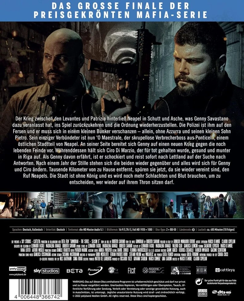Vinilinė plokštelė Gomorra - Sezonas 5 [blu-ray]