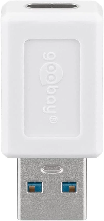 Goobay 55225 Usb-c / Usb-a Otg Super Speed adapteris įkrovimo laidams prijungti - konvertuoja Usb-a lizdą į Usb-c lizdą