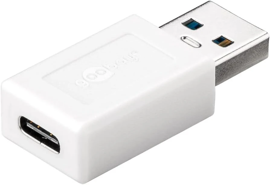 Goobay 55225 Usb-c / Usb-a Otg Super Speed adapteris įkrovimo laidams prijungti - konvertuoja Usb-a lizdą į Usb-c lizdą