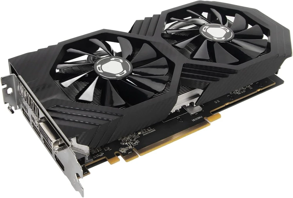 Goshyda Rx 590 vaizdo plokštė, 8 gb gddr5 256 bitų žaidimų vaizdo plokštė su dviem ventiliatoriais, pci express 3.0, hdmi, dvi d, displayport, gpu vaizdo plokštė kompiuteriui