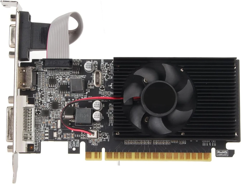 Gowenic Gt610 1gb vaizdo plokštė su Hdmi, Vga, Dvi