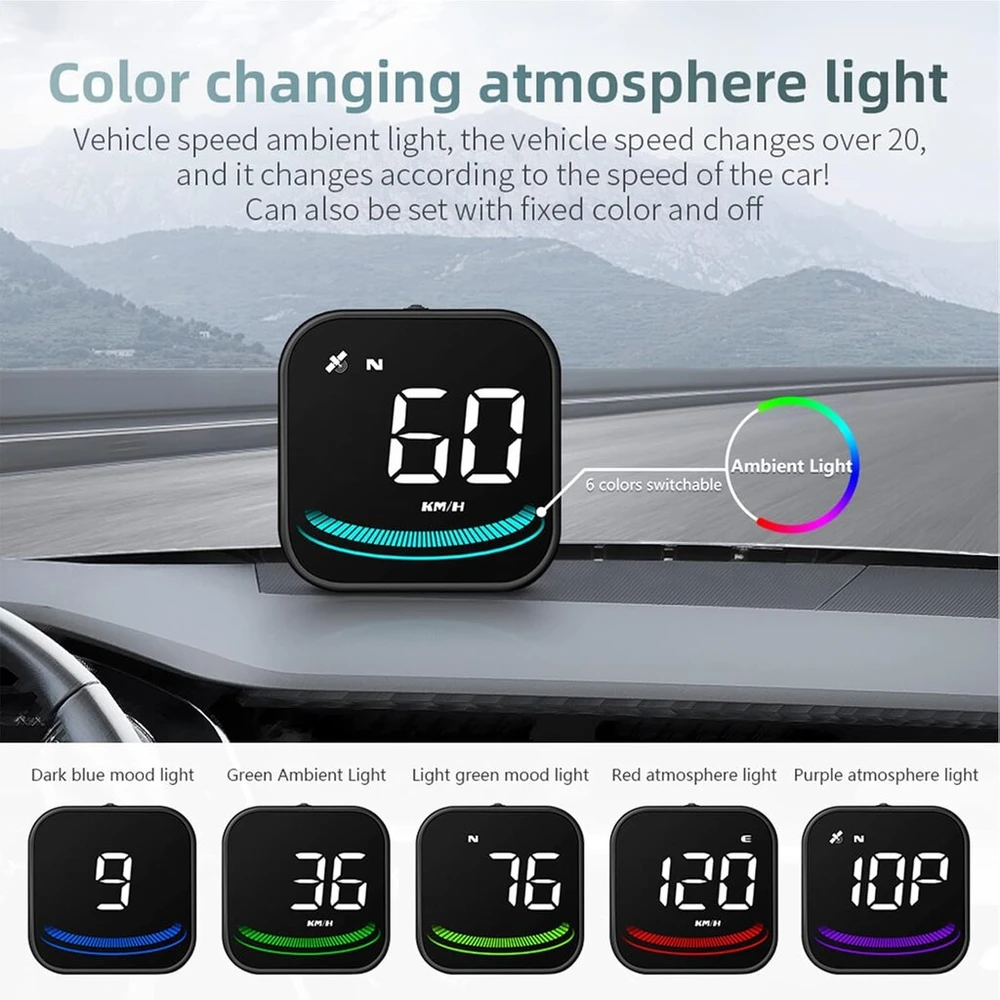 Gps Spidometras Automobiliams: Hud, Greitis, Palydovai, Įspėjimai