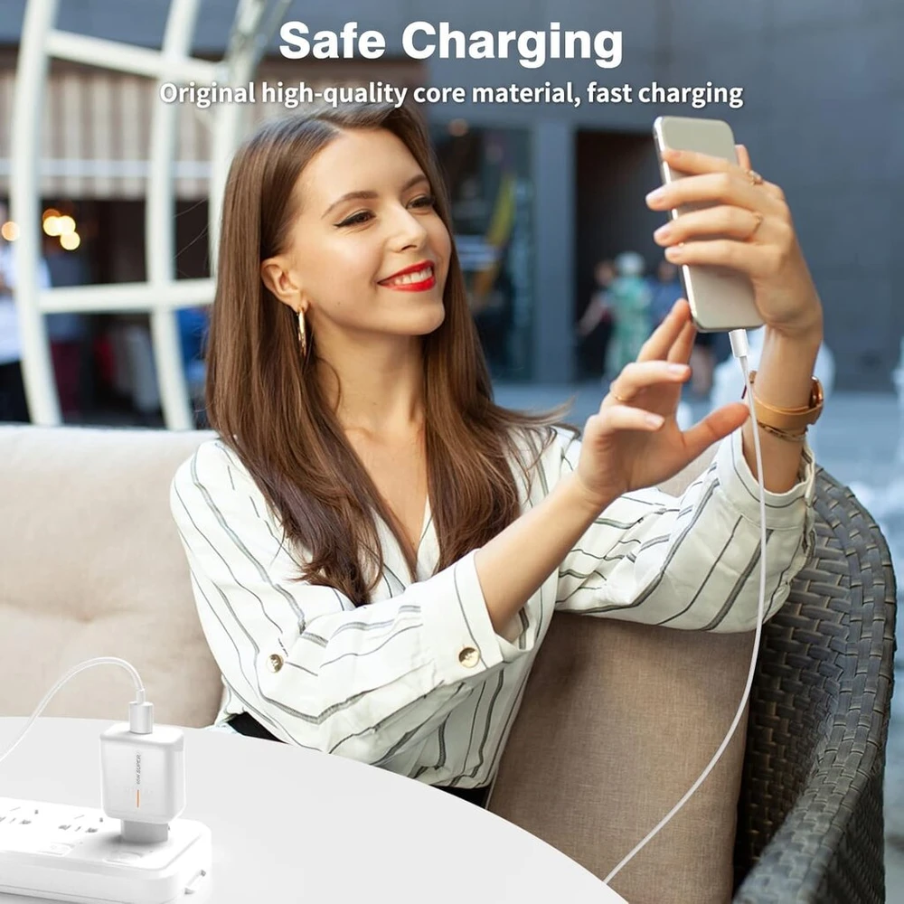 Greitasis 65w įkroviklis su Usb C tipo laidu 2m
