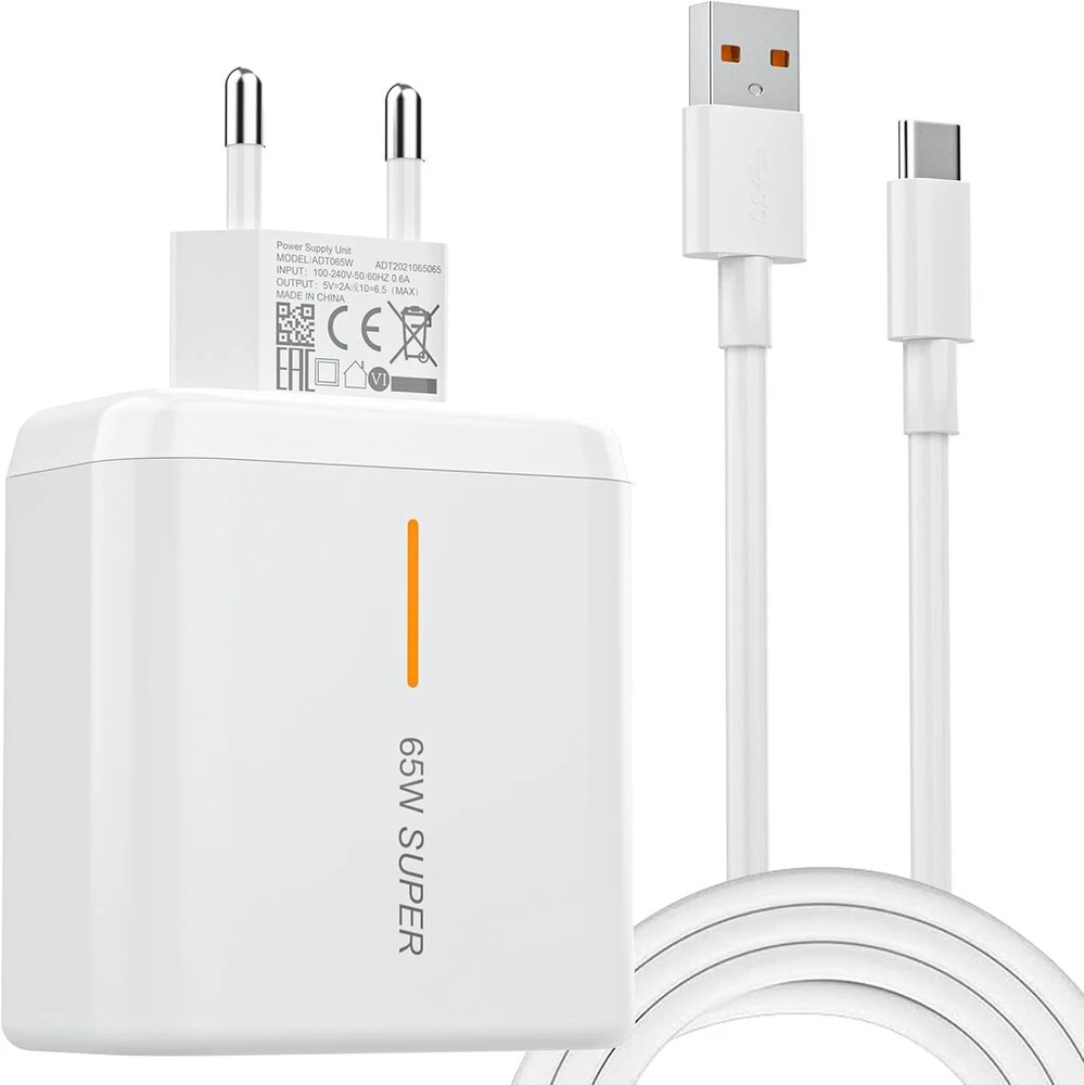 Greitasis 65w įkroviklis su Usb C tipo laidu 2m