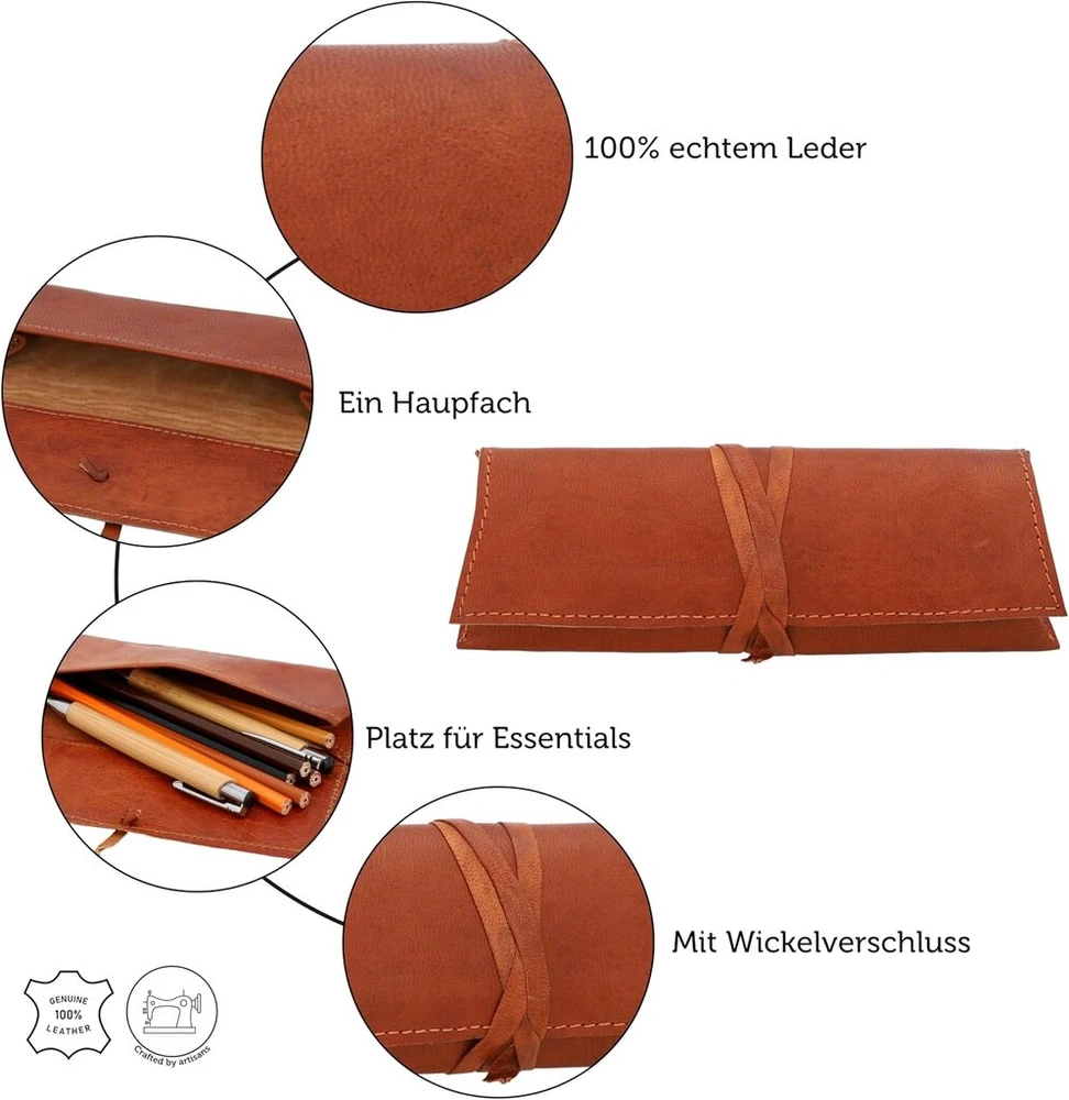 Gusti Leather Felix pieštukų dėklas