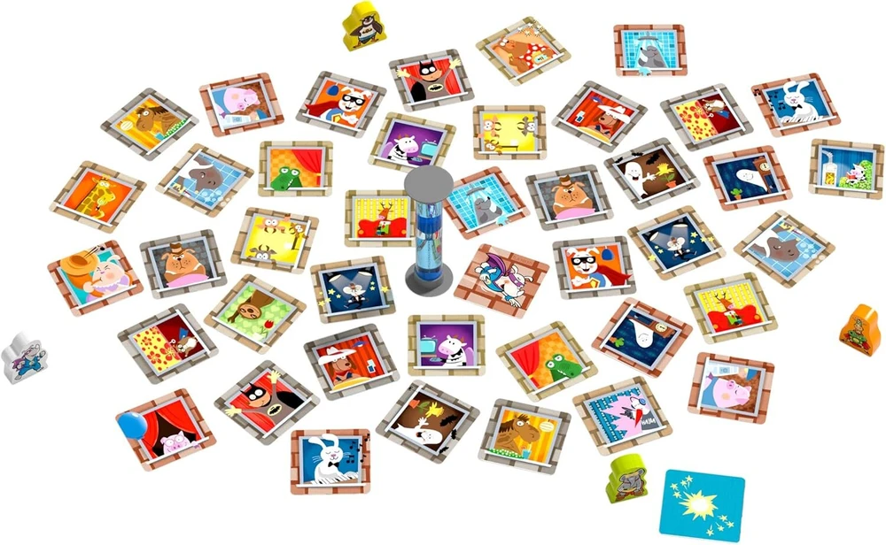 Haba 306406 - Rhino Hero - Missing Match, atminties žaidimas nuo 4 metų, pagamintas Vokietijoje